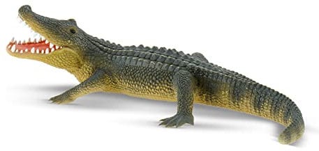 Bullyland 63690 - Spielfigur Alligator, ca. 19 cm große Tierfigur, detailgetreu, PVC-frei, ideal als kleines Geschenk für Kinder ab 3 Jahren