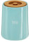 Premier Housewares 722696 Fletcher Tea Canister - Blue , H14 x W12 x D12cm