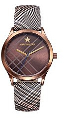 Mark Maddox Damen Analog Quarz Uhr mit Nylon Armband MC3024-40