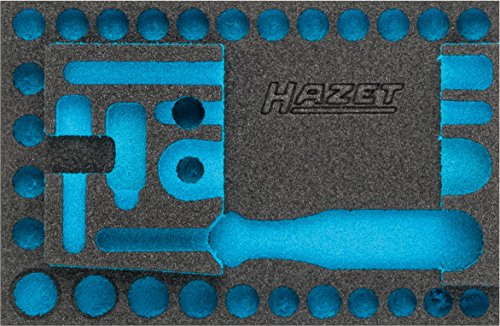 HAZET Weichschaum-Einlage (für HAZET Steckschlüssel-Satz 854-1) 163-338L, Mehrfarbig