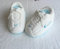 Large Edible Sugar Pair of Shoes/Trainer; Football Booties Set; White/Blue or Choose Colour; 8.5cm Birthday, Anniversary, Baby Boy Shower Etc 3D Handmade Cake Topper/Decoration