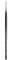 DA VINCI 10 Series Tobolsky-Kolinsky Sable Water Colour Brush, Bristle, Red, 18.6 x 0.13 x 30 cm
