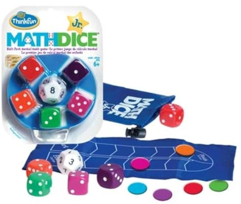 ThinkFun mathematisches Junior-Würfelspiel.