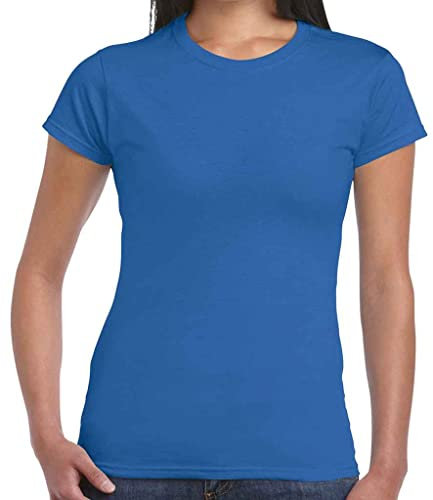 Gildan Ladies Soft Style Short Sleeve T-Shirt (L) (Royal)