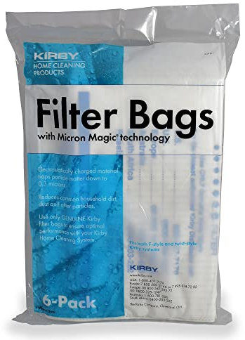 Kirby Vacuum Cleaners Universal Fit Allergen Reduction Bags 2 Pack 205811