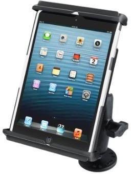 SUPPORTO SUPERFICIE PIANA PER BARCA SUPERFICIE LISCIA RAM-MOUNT RAM-B-138-TAB12U compatibile con Apple Mini iPad con case e cover