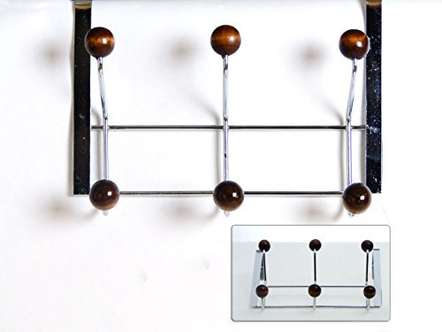 AVENUELAFAYETTE Porte manteau de porte 6 boules bois