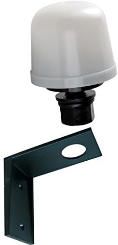 VEMER VJ57370000 VEPAL-Interruttore Crepuscolare da Parete o Palo, Grigio Chiaro