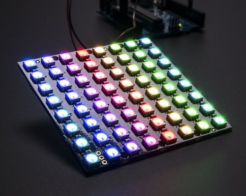 Adafruit NeoPixel NeoMatrix 8x8 Matrice de Pixels à 64 LED RGB
