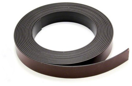 MagFlex® Flexible Magnetic Tape with Premium Self Adhesive Designed to Provide a Strong Grip on Magnetic Metal Based Surfaces - Self Mating - 19mm Wide - 30m Length