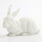 Reichenbach [DL] Hase weiß Bisquit liegend -