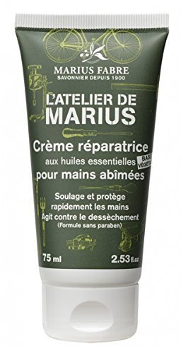 Reparierende Handcreme von Marius Fabre, Marseille - beruhigend und antiseptisch - 75 ml