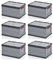 Auer Packaging 6x Profi-Faltbox 60 x 40 x 32 mit Deckel inkl. gratis Zollstock 6er Set