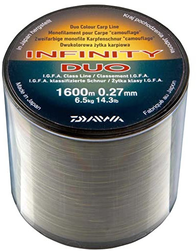 Daiwa Infinity Duo Carp 0,36mm / 10,7kg / 840m monofile Schnur Fishing Line Karpfenschnur