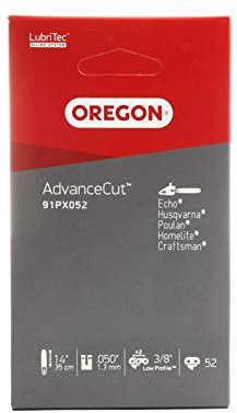 Oregon Catena 3/8 LP per Motosega da 52 Maglie di Trasmissione 1.3mm, Adatte a Barre da 35 cm, Compatibile con Husqvarna, McCulloch, Ryobi, Bosch ed altre marche