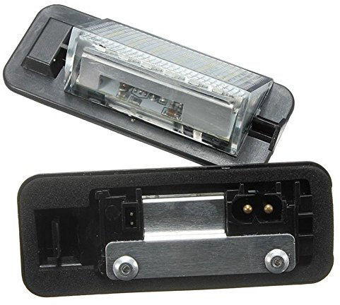 katur 1 Paar 12 V 18 LEDs Leuchtmittel Lizenz Kennzeichenleuchte Lampen für 3 Series E36 1992–1998 Car Styling LED Auto KFZ Lampe