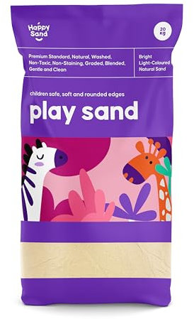 UK's Finest Children's Play Pit Sand 20Kg Bag, Ultra Light Colour, Safe for Kids, Pets & Aquarium NEXT DAY DELIVERY