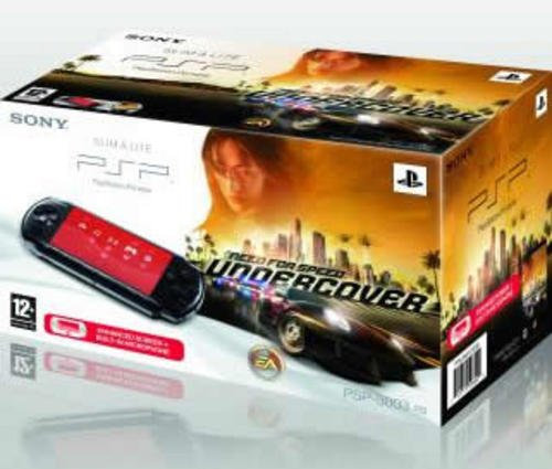 Sony PSP 3000 Series Slim and Lite Handheld Console (Black) with Need for Speed Undercover (PSP)