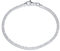 Königsarmband 925 Sterling Silber - Silberarmband 2.5mm Breit - 23cm KA0025