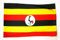AZ FLAG - Bandera Uganda - 90x60 cm - Bandera Ugandesa 100% Poliéster Con Ojales de Metal integrados - 50g - Colores Vivos Y Resistente A La Decoloración