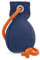 Romneys Dummyball 150g - Robustes Material mit extra langem Wurfseil; für die Such- und Markierfähigkeit (blau)
