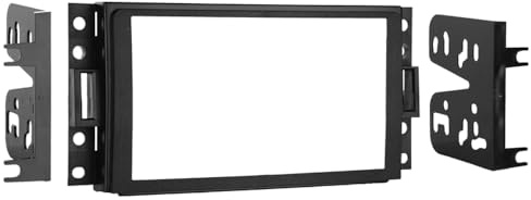 Metra 95-3304 Double DIN Installation Kit for Select 2005-2013 GM/Chevrolet Vehicles (Black)
