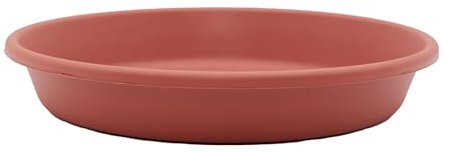 The HC Companies Klassischer Pflanzen-Untersetzer aus Kunststoff, 30,5 cm, für drinnen und draußen, 31,8 x 31,8 x 5,4 cm, Ton