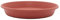 The HC Companies Soucoupes Classiques - 31,5 cm - Dimensions extérieures - Couleur Terre Cuite - 30,5 cm