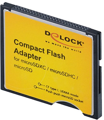 Delock Compact Flash Adapter für Micro SD Speicherkarten