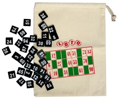 Thomas & Anca Club Supplies Ltd 1-100 Plastic Numbered Discs & Draw String Bag Raffle, Club Draw, Bingo selector