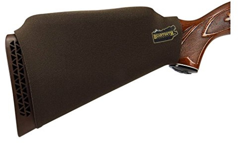 Beartooth Brown smooth comb raising kit - neoprene gun stock guard with inserts