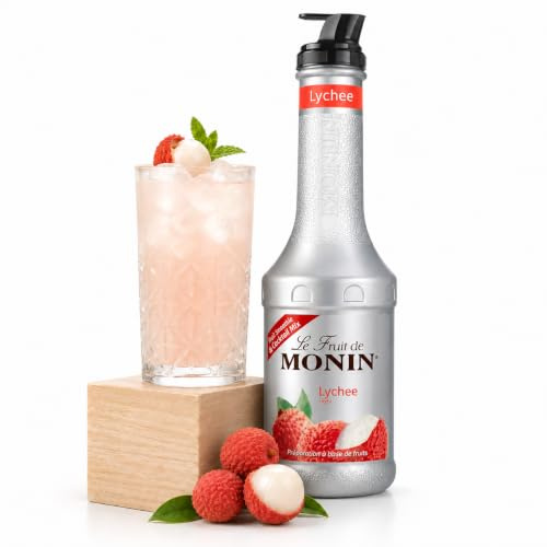 Monin Fruchtpüree Mix Litschi 1,00l