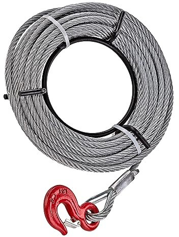 Stahlseil Drahtseil Windenseil Seil für Seilwinde Winde 11 mm x 20 m passend für Art. 68017
