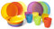 Brunch Time Geschirr 18 tlg. Set Rainbow mehrfarbig