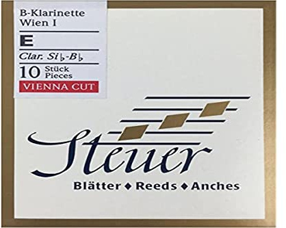 Steuer reed BB clarinet Solo White Line E Viennese cut pack of 10