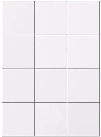 LISSEK 24er Set Spiegelfliesen Spiegelkachel Fliesenspiegel 20 x20 cm Wanddekoration Wandspiegel