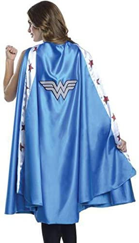 Rubies Unisex-Erwachsene DC Superheroes Deluxe Wonder Woman Cape Erwachsenenkostme, Siehe Abbildung, Einheitsgröße