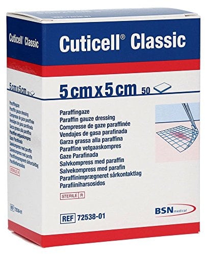 CUTICELL Classic Wundgaze 5x5cm, 50 St