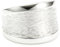 Vinani Damen Ring 925 Silber - Rillenmotiv massiv gebürstet Seiten glänzend aus 925 Sterling Silber für Frauen - RMG62
