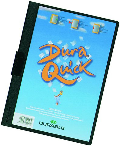 DURABLE Klemmhefter DURAQUICK, DIN A4, schwarz VE = 1