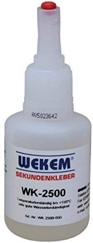 WEKEM Sekundenkleber hochviskos/dickflüssig teilflex. 50 g