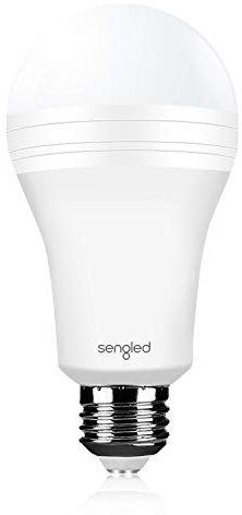 Sengled LED-Notfall-Glühbirne mit eingebautem Akku, 3 Stunden Licht bei Stromausfall, E26-Sockel, A19-LED-Leuchtmittel, entspricht 40 W