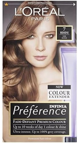 Preference Infinia Hair Dye, 7 Rimini Dark Blonde