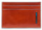 Piquadro PP906B2 Porta Carte di Credito, Collezione Blu Square, Arancione