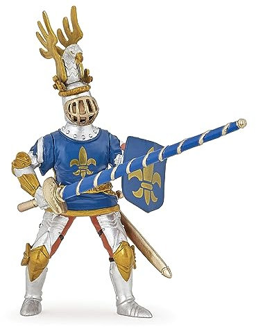Papo 39788 Tiere, Ritter Lilie, Blau, Spiel, Mehrfarbig