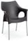 BEST 49610050 Stapelsessel Vegas, Silber/anthrazit