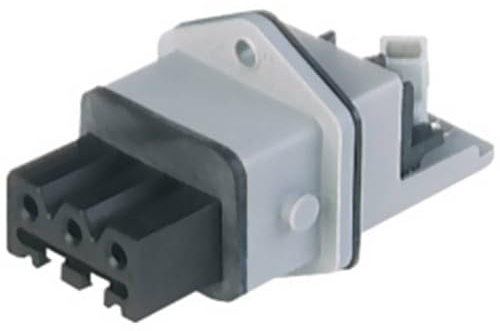 Hirschmann 932 142-106-1 Netz-Steckverbinder STAKEI Buchse, Einbau vertikal Gesamtpolzahl: 3 + PE 16