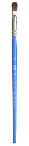 Princeton Paintbrush, Wood, Blue, Oval Mop 1/4 Inch