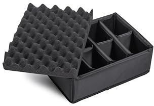 B&W International - variable Facheinteilung für unseren Robusten Outdoor Transportkoffer - Typ 3000, Schwarz