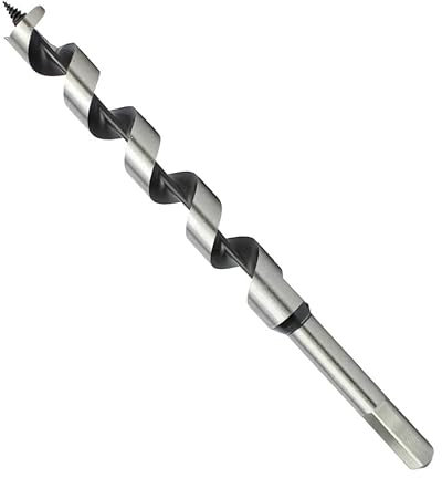 Weischer® - Schlangenbohrer 18 x 460 mm | Holzbohrer Spiralbohrer | 6-Kant-Schaft | Gewindespitze für präzise Bohrung | Weich- & Hartholz | stabiler & bruchfester Bohrer